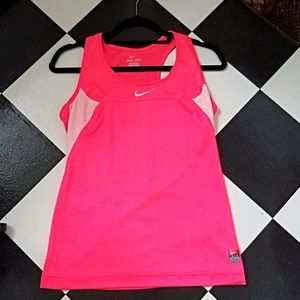 Nike DRI-FIT tank top safety orange size M